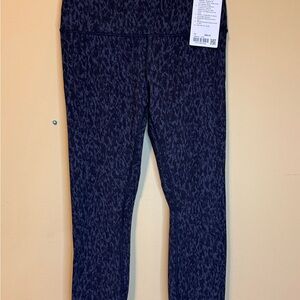 Lululemon Black Patterned Leggings